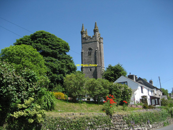 Photo 6"x4" Shaugh Prior - St  Edward's Church Tower Shaugh Prior c2010