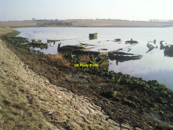 Photo 6"x4" Nautical wreckage at Bedlams Bottom Iwade c2010