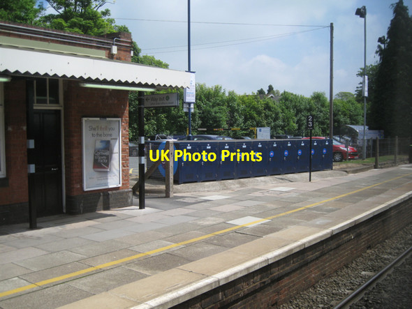 Photo 6"x4" Secure cycle storage, Dorridge station Packwood Gullet c2010