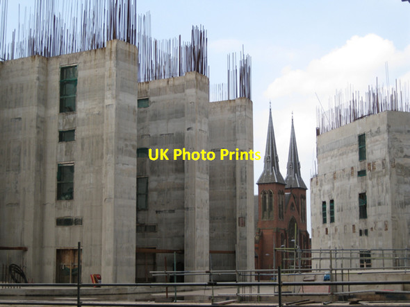 Photo 6"x4" Construction site by Snow Hill station Lee Bank c2010