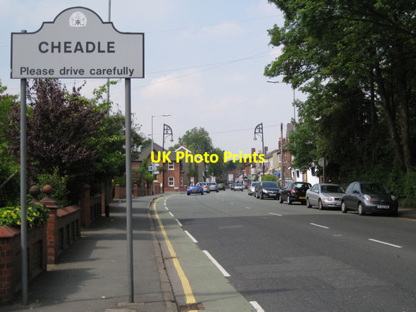 Photo 6"x4" Wilmslow Road, Cheadle: 1 Cheadle\/SJ8688 c2010