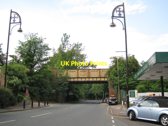 Photo 6"x4" Railway bridge over Manchester Road, Cheadle Cheadle\/SJ8688 c2010