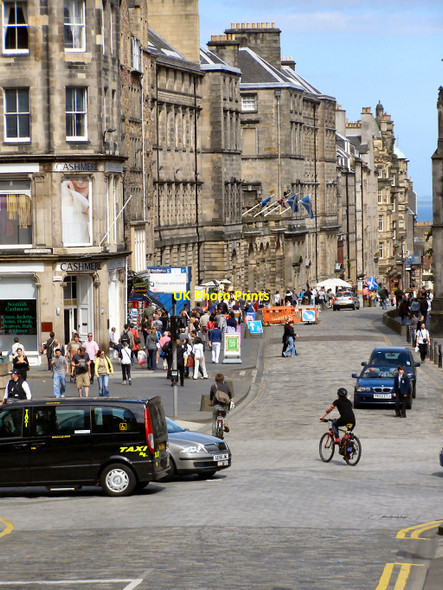 Photo 6"x4" High Street from Lawnmarket Edinburgh c2010