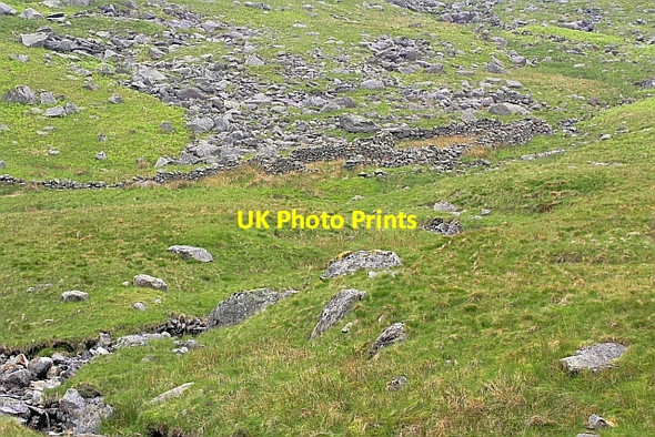 Photo 6"x4" Ruined Sheepfold, Scoat Tarn Beck Wasdale Head\/NY1808 c2010