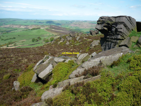 Photo 6"x4" View from The Roaches Roche Grange c2009