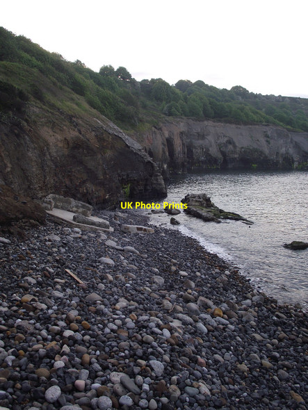 Photo 6"x4" Coastal Erosion Sandsend\/NZ8612 c2010