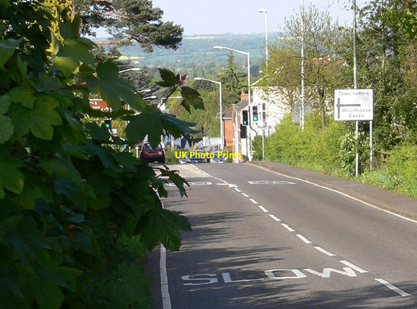 Photo 6"x4" Nanpantan Road enters Nanpantan Nanpantan c2010