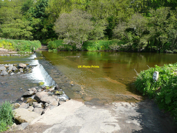 Photo 6"x4" Ford across the River Coquet, Warkworth Eastfield Hall c2010