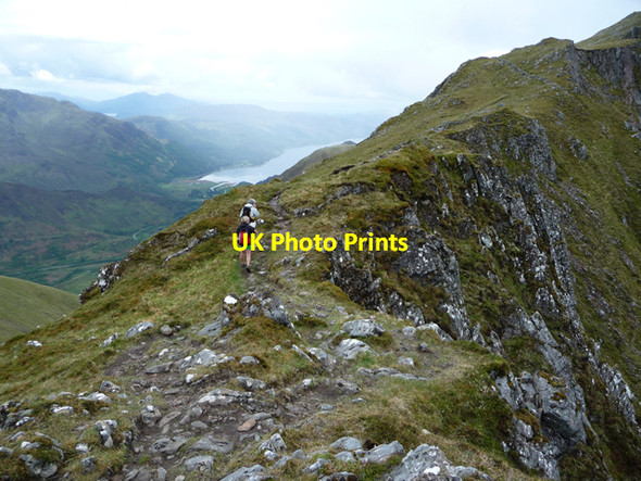 Photo 6"x4" South ridge of Sgurr nan Saighead Carn-gorm c2010