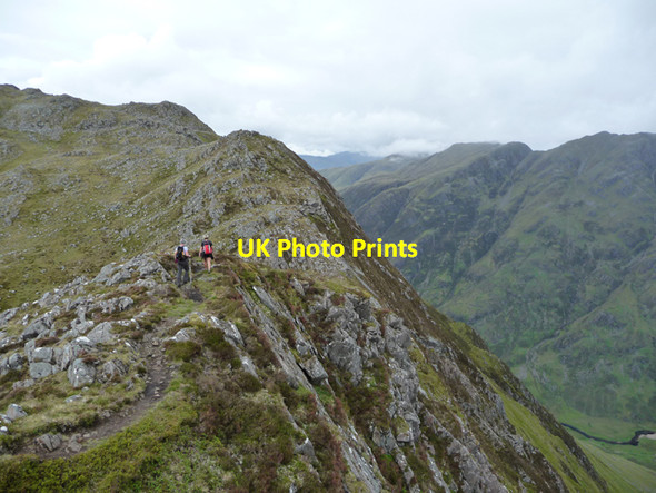 Photo 6"x4" South ridge of Sgurr na Moraich Carn-gorm c2010