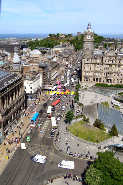 Photo 6"x4" Princes Street Edinburgh c2010