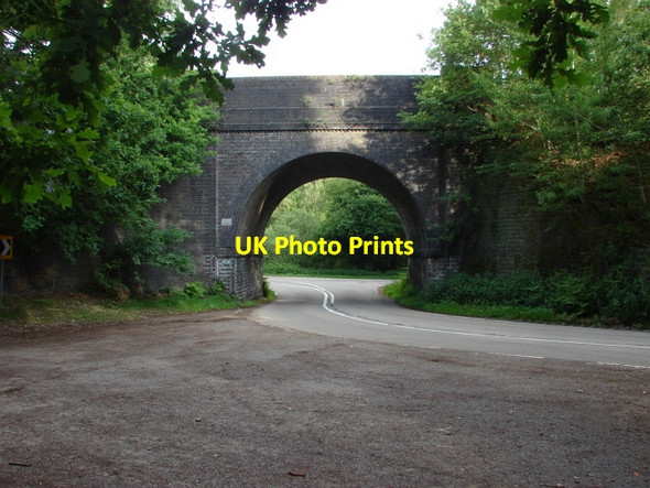 Photo 6"x4" Railway bridge, Deepcut Pirbright Camp c2010