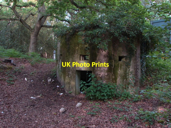 Photo 6"x4" Pillbox, Brunswick Road Pirbright Camp c2010