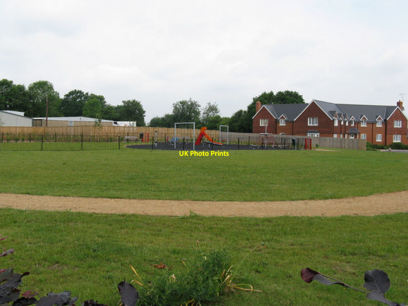 Photo 6"x4" Play area and new residential estate at West Town West Town\/TQ2716 c2010