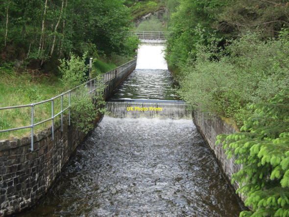Photo 6"x4" Water Outflow at Loch Katrine Bealach na h-Imriche c2010