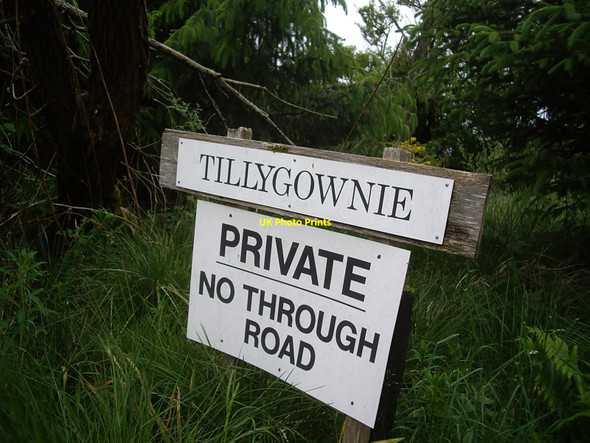 Photo 6"x4" Access to Tillygownie Strachan c2010