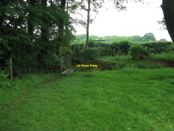Photo 6"x4" Stile at footpath junction with bridleway Albourne c2010