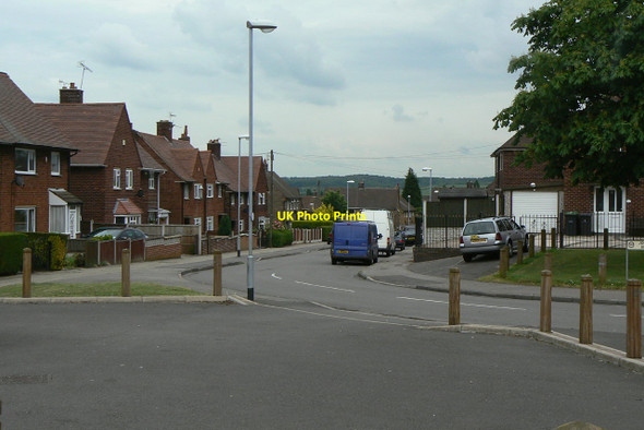 Photo 6"x4" Johnson Avenue Hucknall c2010