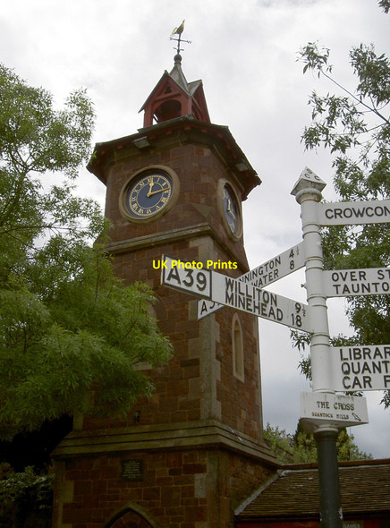 Photo 6"x4" Clock Tower, St Mary's St, Nether Stowey Nether Stowey c2008