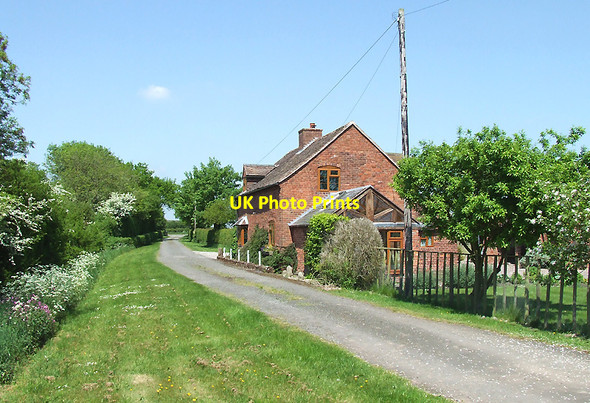 Photo 6"x4" Lane and bridleway north of Kiddemore Green, Staffordshire Coldham\/SJ8508 c2010