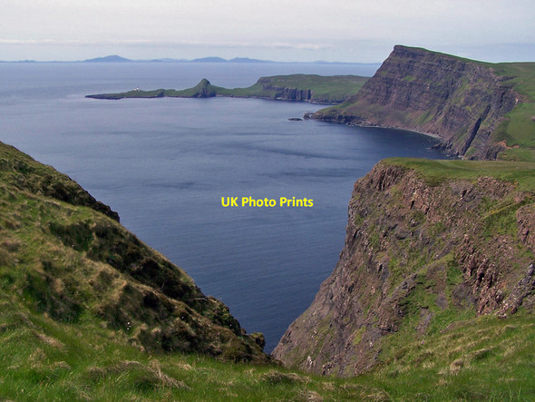 Photo 6"x4" North from Ramasaig Cliff Ramasaig c2010