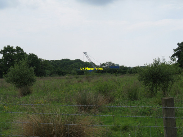 Photo 6"x4" Crane on the Firsland Park Estate High Cross\/TQ2417 c2010