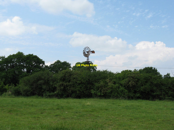 Photo 6"x4" Windpump at Firsland Farm High Cross\/TQ2417 c2010