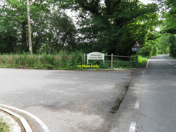 Photo 6"x4" Entrance to Winterpick Business Park off the B2116 High Cross\/TQ2417 c2010