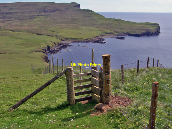 Photo 6"x4" Stile on Ramasaig Cliff Ramasaig c2010