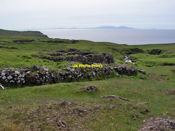 Photo 6"x4" Ruins in Ramasaig Ramasaig c2010