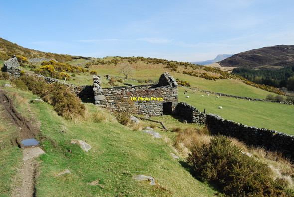 Photo 6"x4" Derelict farm building Llechfraith c2010