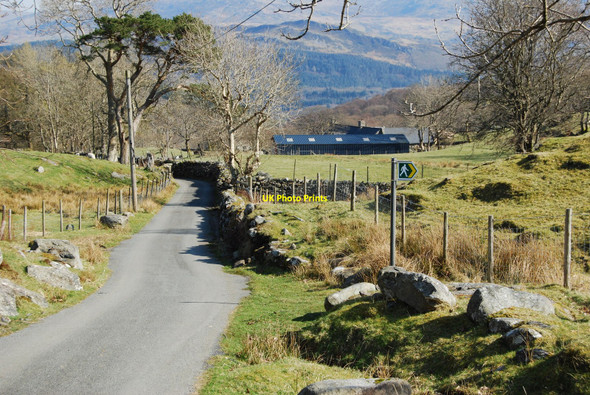 Photo 6"x4" The start of the descent to Bontddu Llechfraith c2010