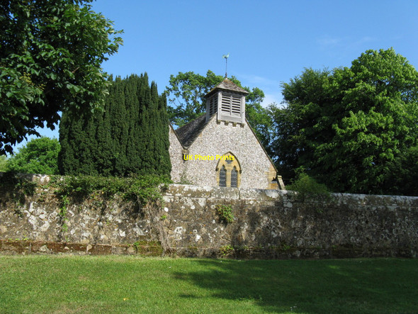 Photo 6"x4" Bell tower on Albourne church Albourne c2010