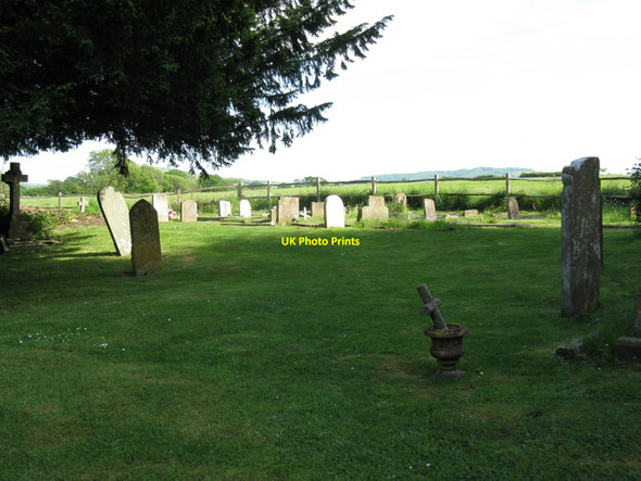 Photo 6"x4" Gravestones in St Bartholomew's churchyard Albourne c2010