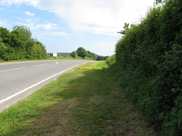 Photo 6"x4" Looking south on the B2118 towards Muddleswood Albourne c2010