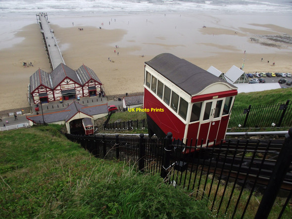 Photo 6"x4" Saltburn Cliff Lift And Pier Saltburn-By-The-Sea c2010