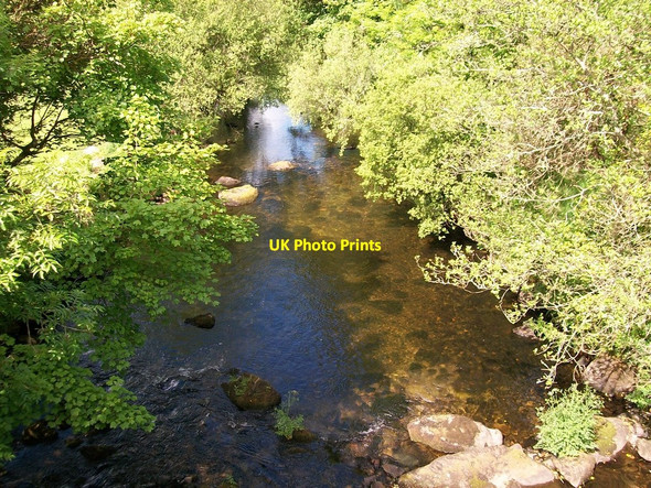 Photo 6"x4" Afon Dwyfor above Pont Rhyd-y-benllig Criccieth c2010