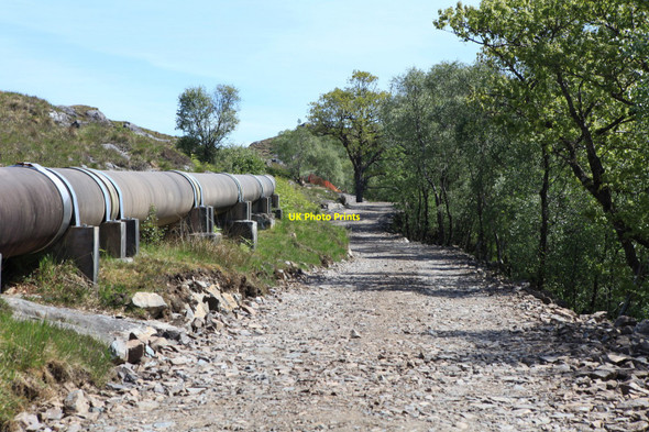 Photo 6"x4" Estate track from Achranich to Loch Te\u00c3\u00a0rnait Allt na Claise Brice c2010