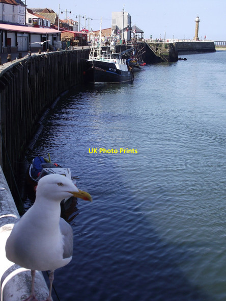 Photo 6"x4" Waiting for the boats Whitby\/NZ8910 c2010