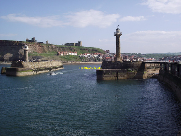Photo 6"x4" Whitby Harbour Whitby\/NZ8910 c2010