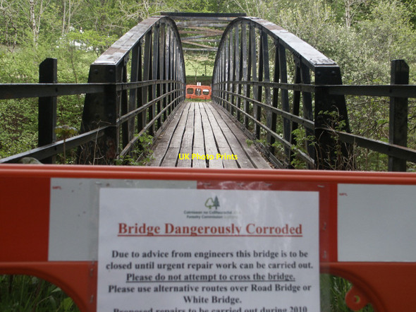 Photo 6"x4" Disused footbridge over River Garry at Invergarry Invergarry c2010