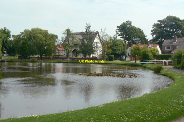 Photo 6"x4" Picture postcard pond Wootton\/TA0816 c2010