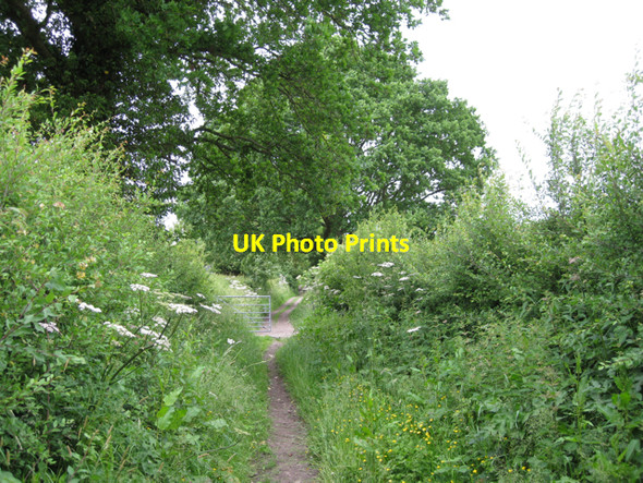 Photo 6"x4" Bridleway south of Brome Hall Farm: 1 Kingswood\/SP1871 c2010