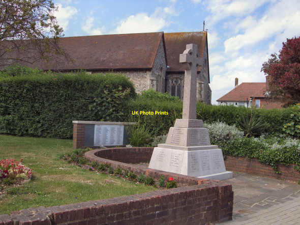 Photo 6"x4" War Memorial - Lancing Lancing c2010