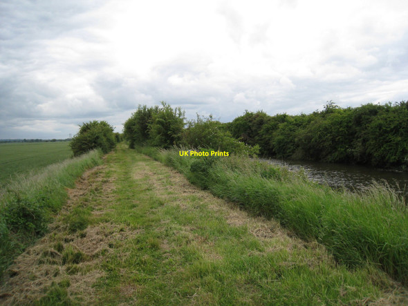 Photo 6"x4" Bank of Warping Drain Graiselound c2010