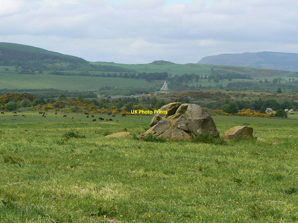 Photo 6"x4" Rock in a field Lochgelly c2010