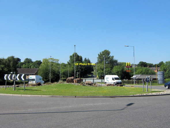 Photo 6"x4" Roundabout on Clayton By-pass Congleton c2010