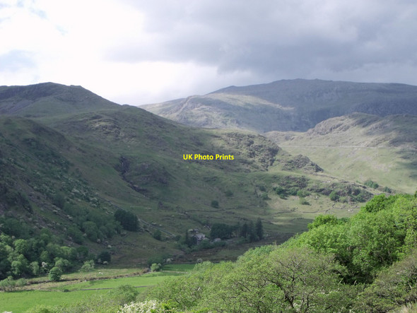 Photo 6"x4" Looking towards Snowdon range Nant Cynnyd c2010