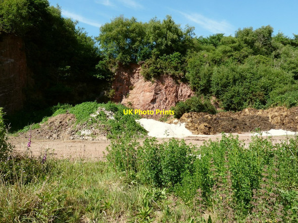 Photo 6"x4" The remains of Mine Workings near Barton Close Farm North Buckland c2010