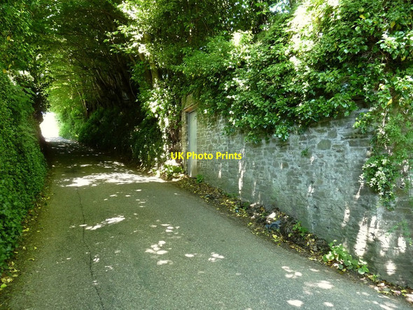 Photo 6"x4" A door in a wall on the Georgeham road Braunton c2010